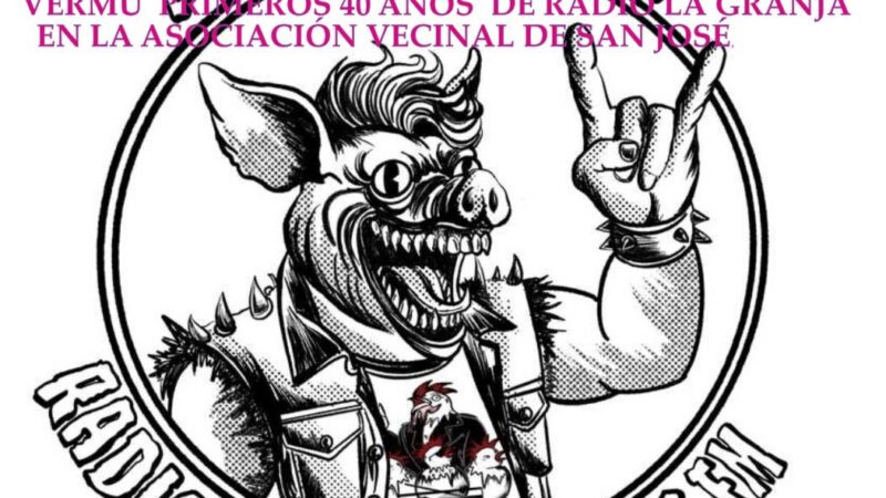 Sábado 23 de agosto / 12:00 / Vermú granjero