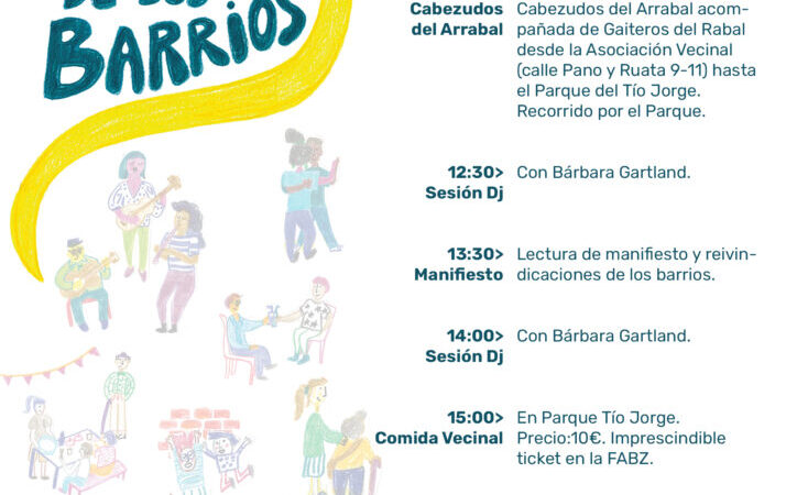 Sábado 27 de septiembre / 11:00 / II Fiesta de los barrios