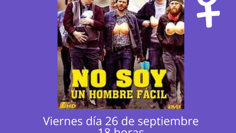 Viernes 26 de septiembre / 18:00 / Cine entre vecinas